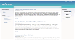 Desktop Screenshot of ivan.turnovec.cz